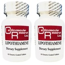 Καρδιαγγειακή έρευνα Lipohiamine B Συμπλήρωμα 120 Δισκία - Βιταμίνη Β1 Τώρα με Alpha Lipoic Acid - 2 X 60 Count