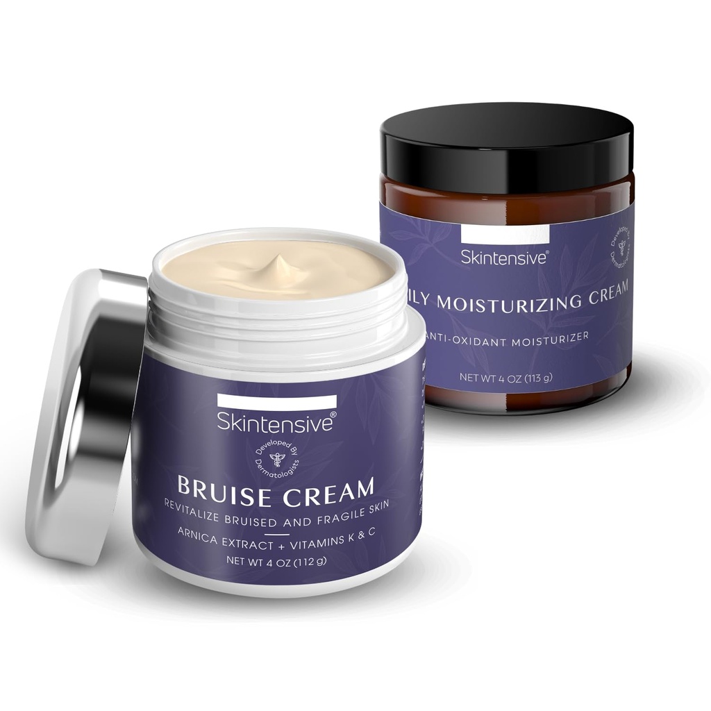 SKINTENSIVE Hydrating Cream Bundle – Ενυδατική Φροντίδα για το Ξηρό, Ευαίσθητο Δέρμα – Καθημερινή Χρήση για Πρόσωπο, Χέρια & Σώμα – (4oz Καθένα)