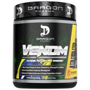 DRAGON PHARMA Venom Extreme Potency Pre-Workout, Laser Sharp Focus + Ενέργεια, Έντονη απόδοση, Αποδεδειγμένα συστατικά για την ενίσχυση της αγγειοδιαστολής & αντοχής (40 μερίδες, φρούτα πάθους)