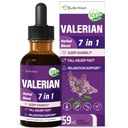 Valerian Root Sleep Support Drops, Passion Flower, Χαμομήλι, Λεβάντα, Φύλλα Soursop, & Hibiscus Herb Extract Συμπλήρωμα Βάμμα για Ύπνο Ήχος & Βαθιά. Τέλεια με τους ήχους ύπνου. 2oz