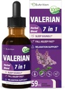 Valerian Root Sleep Support Drops, Passion Flower, Χαμομήλι, Λεβάντα, Φύλλα Soursop, & Hibiscus Herb Extract Συμπλήρωμα Βάμμα για Ύπνο Ήχος & Βαθιά. Τέλεια με τους ήχους ύπνου. 2oz