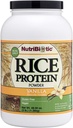 NutriBiotic – Vanilla Rice Protein, 3 Lb (1.36kg) | Low Carb, Keto-Friendly, Vegan, Raw Protein Powder | Grown & Processed Without Chemicals, GMOs or Gluten | Easy to Digest & Nutrient Rich