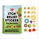 Hydrocolloid Itch Relief Patch, για Mosquitos, Τικ, Midges, Sandflies Bug δάγκωμα Ανακούφιση, Anti-Itch Patch με Aloe και Witch Hazel, Εντομοδάγκωμα Ανακούφιση, Kids-Friendly, Φυσικό Θέμα Φρούτων