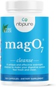 nbpure MagO7 - Natural Colon Cleanse & Detox - Occasional Constipation Relief, Stool Softening, & Bloating Support for Men & Women - Ozonated Magnesium Oxide, 90 Capsules
