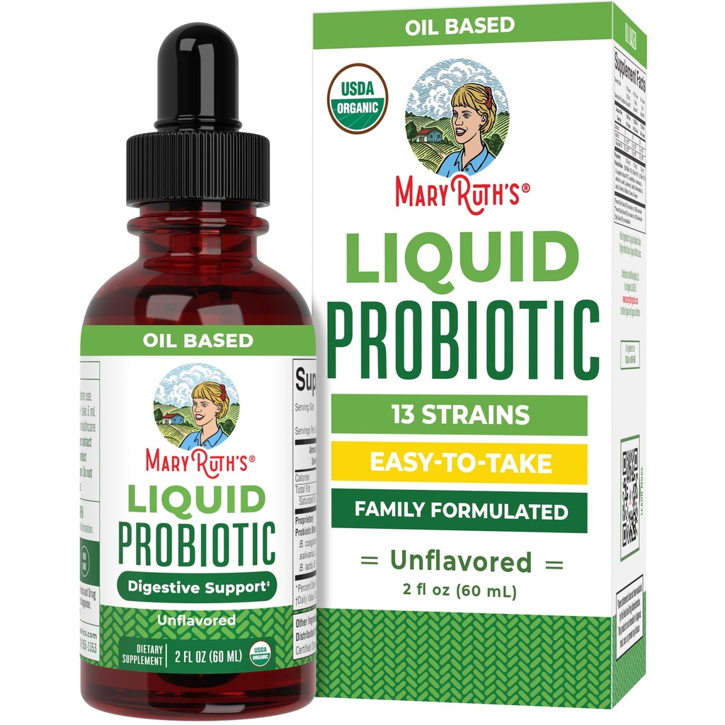 MaryRuth Organics USDA Organic Liquid Probiotic 