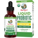 MARYRUTH'S Organics Liquid Probiotic for Ages 4+ | 2 Billion CFU | 13 Probiotic Strains | Gut Health & Digestive Support | Gas & Bloating Support | Vegan | Gluten Free | Travel-Friendly | 20 Servings