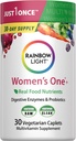 Rainbow Light Womens Μια υψηλής ισχύος καθημερινή πολυβιταμίνη, Womens Multivitamin παρέχει υψηλής ισχύος ανοσοποιητική υποστήριξη, με βιταμίνη C, βιοτίνη και Ashwagandha, χορτοφάγους, 30 Count