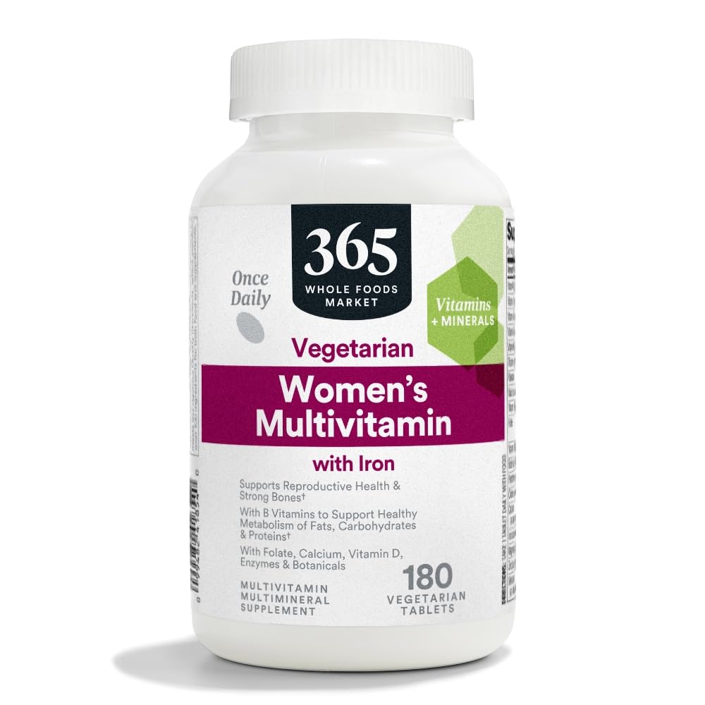 365 από Whole Foods Market, Women's One Daily Multivitamin Tablets, 180 Count