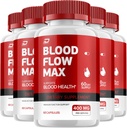 Μέγιστη ροή αίματος κάψουλα - BloodFlowMax Advanced Formula, BloodFlow Max Extra Strength, Γενική ευεξία, Όλα-Φυσικές βιταμίνες, Κριτικές (5 Pack - 300 κάψουλες)