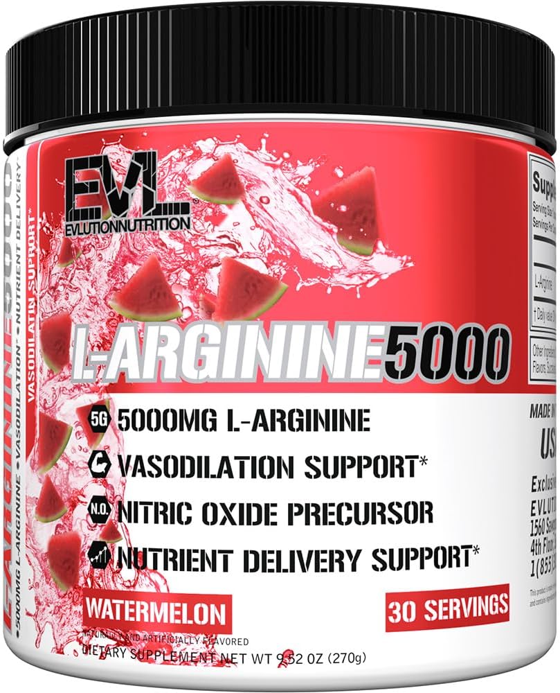 Διατροφή Evlution Nitric Oxide Booster L-Αργινίνη συμπλήρωμα - υψηλή ισχύς Nitric Oxide συμπλήρωμα με 5000mg L Αργινίνη για βελτιωμένες αντλίες Ενεργειακή ανάπτυξη μυών και αγγειότητα NO Booster