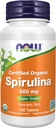 NOW Συμπληρώματα, Βιολογική Spirulina 500 mg με Βιταμίνες, Ορυκτά και GLA (Gamma- Linolenic Acid), 100 δισκία