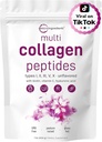 Micro Συστατικά Multi Collagen Peptides σκόνη, 16oz 