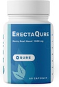 ErectaQure Horny κατσικίσιο ζιζάνιο για τους άνδρες - Ανδρικό συμπλήρωμα ενίσχυσης για την αυξημένη ανδρική κίνηση - Tongkat Ali, Ginseng ρίζα & υπεροξείδιο Anions - 60 κάψουλες Χωρίς γλουτένη