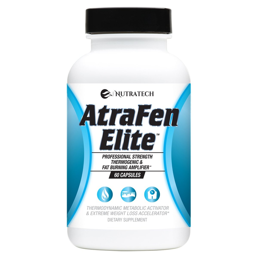 Atrafen Elite - Professional Strength Diet Aid που υποστηρίζει τη διαχείριση βάρους, προωθεί την ενέργεια και βοηθά να καταπιέζει τα τρόφιμα Cravings & Appetite. Συμπλήρωμα διατροφής. 60 χάπια.