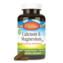 Carlson - Cal-Mag Gels, 2:1 αναλογία ασβεστίου προς μαγνήσιο, υποστήριξη οστών, παραγωγή ενέργειας, 100 μαλακά τζελ