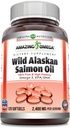 Amazing Omega Wild Alaska Salmon Oil (Omega-3, EPA/DHA) Συμπλήρωμα 