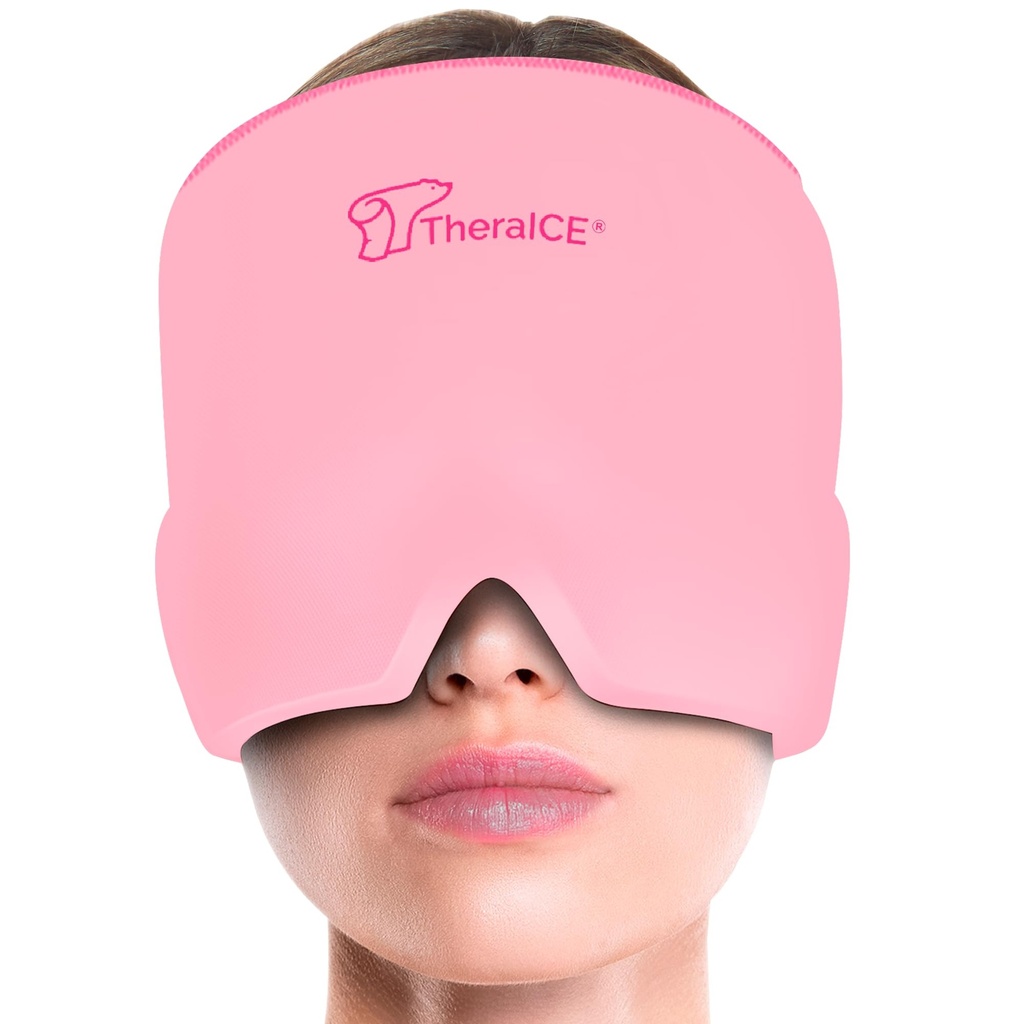 TheraICE Κεφαλαλγία Relief Cap, Ημικρανία Ice Pack Mask Products, Γυναίκες Ψύξη Gel Καπέλο, πρόσωπο κρύο Compress κεφάλι Τύλιγμα για το άγχος της. Σπουδαίο δώρο γενεθλίων για τη μαμά, την αδελφή, τη γιαγιά, τη φίλη και τον δάσκαλο