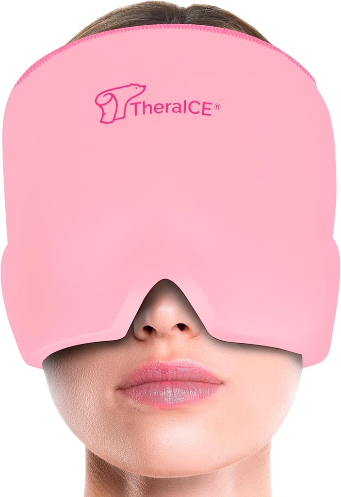 TheraICE Κεφαλαλγία Relief Cap, Ημικρανία Ice Pack Mask Products, Γυναίκες Ψύξη Gel Καπέλο, πρόσωπο κρύο Compress κεφάλι Τύλιγμα για το άγχος της. Σπουδαίο δώρο γενεθλίων για τη μαμά, την αδελφή, τη γιαγιά, τη φίλη και τον δάσκαλο