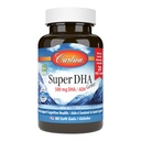 Carlson - Super DHA Gems, 500 mg DHA Supplements, 640 mg Fatty Acids, Wild-Caught Norwegian Arctic Fish Oil Concentrate, Sustainably Sourced Nordic Fish Oil Capsules, 60+20 Softgels