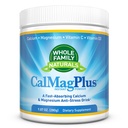 Συμπλήρωμα σκόνης μαγνησίου ασβεστίου - CalMag Plus με βιταμίνη C & D3 - Χωρίς γλουτένη, μη ΓΤΟ - Φυσικό Cal Cal Mag Drink - Cal-Mag για τους μυς - Ήρεμος ύπνος Μαγνήσιο πόσιμο σκόνη - Συμπλήρωμα ασβεστίου