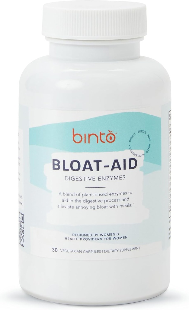 Binto Bloat-aid - Digestive ένζυμα - Φυτικά Digestive Enzyme Συμπληρώματα για την υποστήριξη της υγείας Digestion και το κόψιμο κάτω στο Bloat - συντηρητικά-ελεύθερο, χωρίς γλουτένη, μη-GMO