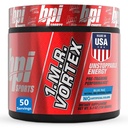 BPI Sports 1.M.R Vortex Pre Workout Powder – High Stim Preworkout για άνδρες και γυναίκες με γλυκερόλη, καφεΐνη, νιασίνη, και Herbal Extracts – Ενέργεια, εστίαση & αντοχή – Μπλε άρωμα Raz – 50 εξυπηρετούν