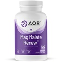 AOR, Mag Malate Renew, Υποστηρίζει μια υγιή καρδιά, μυϊκή λειτουργία και ενέργεια, συμπλήρωμα μαγνησίου, 120 μερίδες (120 κάψουλες)