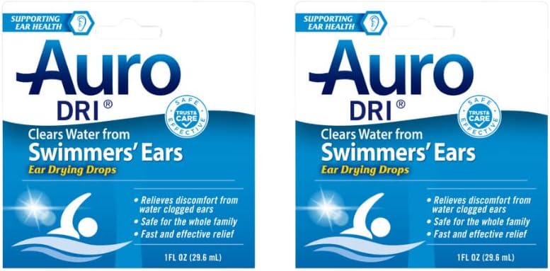 Auro Dri Swimmer's Drying Drops, Fast Relief, 1 fl oz. (Συσκευασία 2)