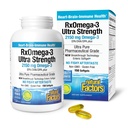 Φυσικοί παράγοντες RxOmega-3 Ultra Strength - Συμπλήρωμα διατροφής για την υποστήριξη του εγκεφάλου και της καρδιάς - Συμπλήρωμα για την υγεία των ματιών με EPA & DHA - Συμπλήρωμα με Ωμέγα-3 λιπαρά οξέα - 150 Softgels (75 εξυπηρετούν)
