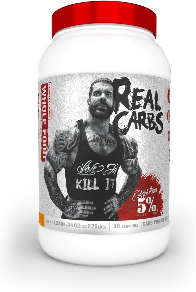 5% Διατροφή Πλούσια Piana Real Carbs με Real Food Complex Carb Powder, Long-Lasting Χαμηλή Γλυκαιμική Ενέργεια για την προ-εργάσιμη / Post-Workout Recovery Meal, 2,75 lb, 40 εξυπηρετούν (γλυκιά πίτα πατάτας)