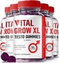 NutraRize (Pack of 5 Vital Grow XL, Official Vital Grow XL Testro Gummies for Men, Boost Stamina and Εμπιστοσύνη Gummy for Mens, Vital GrowXL Ανδρική Υποστήριξη Gomitas (300 Gummies)