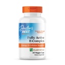 Doctor's Best Fully Active B Complex, Energy & Cellular Support, Μη ΓΤΟ, Χωρίς γλουτένη, Χωρίς σόγια, Vegan 60 Veggie Caps