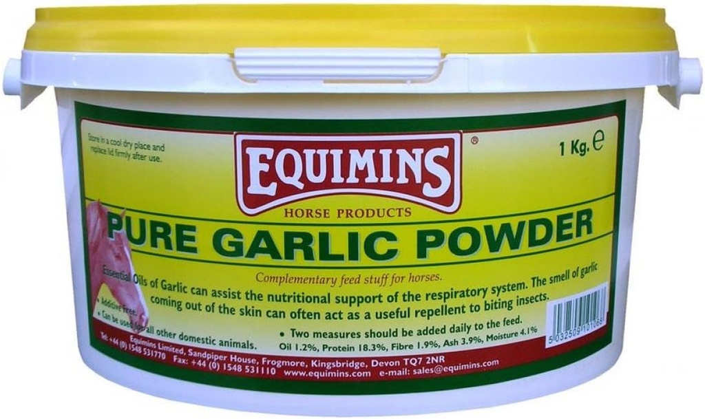 Horse Supplement Garlic Powder 1kg Tub