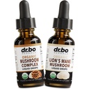 Βιολογικά Λιοντάρια Mane Mushroom Complex Liquid Drops - Βιολογικό Mane Mushroom Liquid Timcture Focus, Fog, Συμπληρώματα Υγείας Εγκεφάλου - Lions συμπλήρωμα Extract