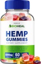 BioHeal Hemp Gummies - με το εκχύλισμα σπόρων κάνναβης Bio Heal Hemp Gummies εμβοές βοτανική συμπλήρωμα, την υγεία και την ευεξία Υποστήριξη, All Natual Hemp Gummy Advanced Formula (60 Gummies)