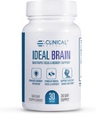 Clinical Effects Ideal Brain - Συμπλήρωμα διατροφής για Nootropic Focus and Memory Support - 30 Κάψουλες - Β Βιταμίνες, GABA, Alpha-GPC - Βοηθά στην υποστήριξη της ψυχικής εστίασης και της βέλτιστης λειτουργίας του εγκεφάλου