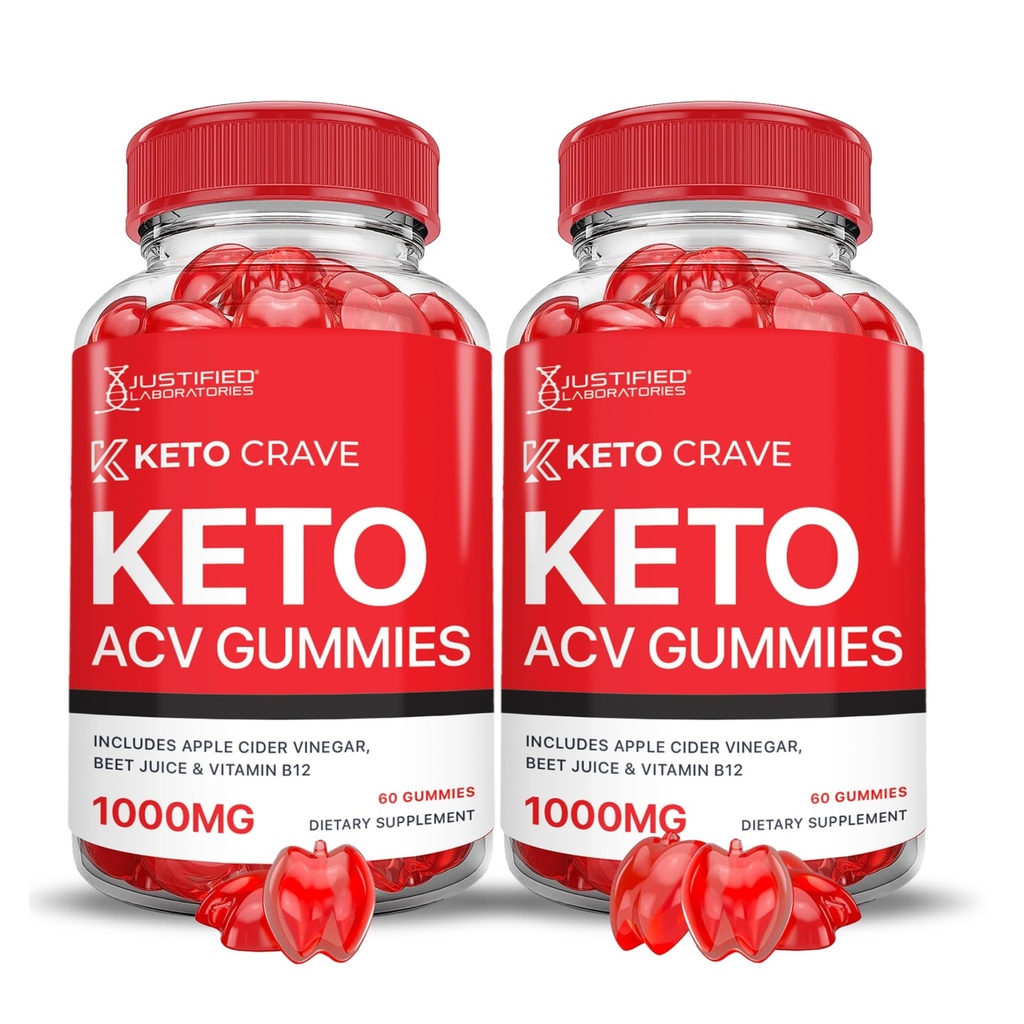 Αιτιολογημένα Εργαστήρια (2 Pack Keto Crave Keto ACV Vegan Non GMO 120 Gummies