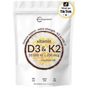 Micro Συστατικά Βιταμίνη D3 10.000 IU + K2 MK-7 200 mcg, 300 Softgels με Παρθένο Λάδι Καρύδας 2 σε-1 Βιταμίνες D & K Complex 