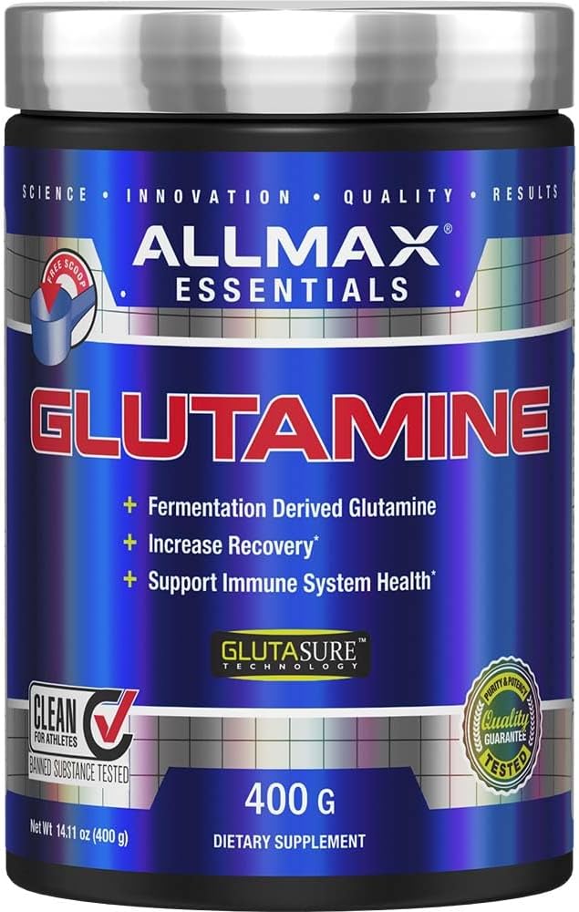 ALLMAX Essentials ARGININE HCL - 400 g - Πρόδρομος για τη σύνθεση του νιτρικού οξειδίου - Vegan & Gluten Free - 200 Services