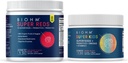 BIOHM Super Reds Superfood Powder, Tart Cherry & Super Kids Superfood Powder + Προβιοτικά, Ωφέλιμα Αντιοξειδωτικά & Ωμέγα-3 - Χωρίς γλουτένη, GMO Δωρεάν, Γαλακτοκομικά Χωρίς, Χωρίς τεχνητά συστατικά