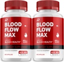 Μέγιστη ροή αίματος κάψουλα - BloodFlowMax Advanced Formula, BloodFlow Max Extra Strength, Γενική ευεξία, Όλα-Φυσικές βιταμίνες, Κριτικές (2 Pack - 120 κάψουλες)