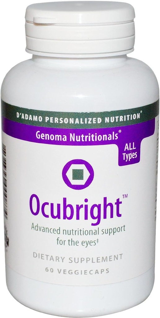 D'Adamo Personalized Nutrition Ocubright, 60 Count