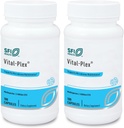 Klaire Labs SFI Health Vital-Plex Probiotic - Βοηθά στην ισορροπία GI Microbiota για άνδρες και γυναίκες, 5 δισεκατομμύρια CFU Hypoallergenic & Dairy-Free Bifidobacterium & Lactobacillus Blend (100 κάψουλες, 2 συσκευασίες)