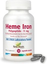NEW ROOTS HERBAL Heme Iron Supplement with Vitamin C & B12 for Best Abvortion 