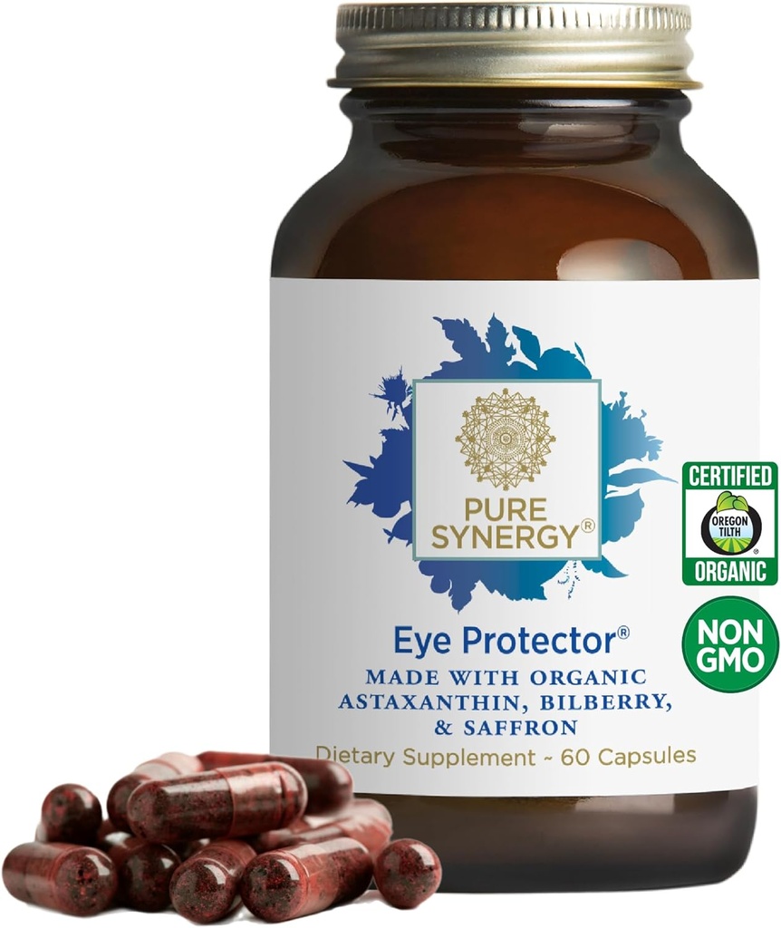 PURE SYNERGY Προστατευτικό ματιών 100% Φυσικό, Vegan Eye Health Supplement 