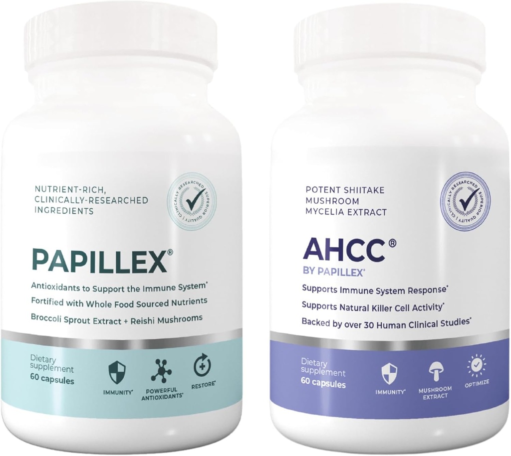 AHCC Bundle - Όλα φυσικό ανοσοποιητικό πακέτο υποστήριξης - 60 Caps ανά φιάλη