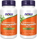 NOW Foods Ashwagandha Extract 450mg, 90 VCaps (πακέτο του 2)