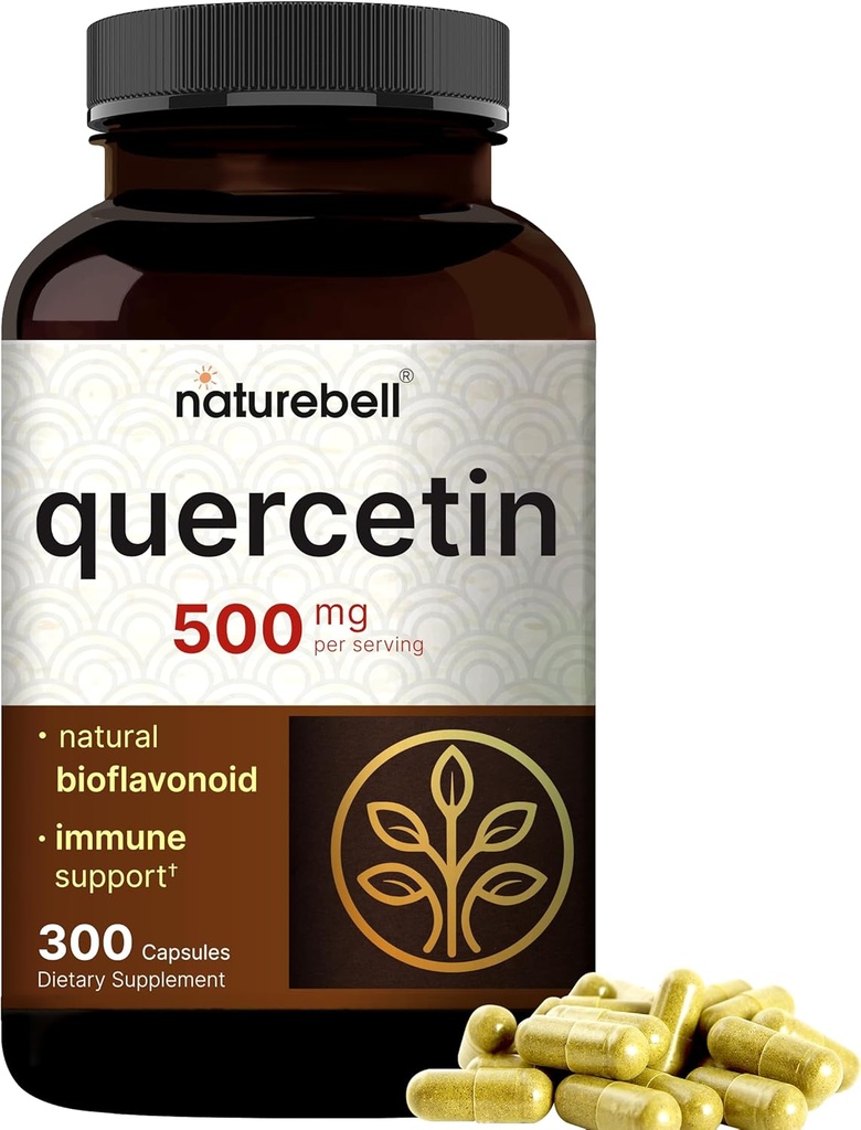 NatureBell Quercetin 500mg ανά υπηρεσία, 300 κάψουλες 