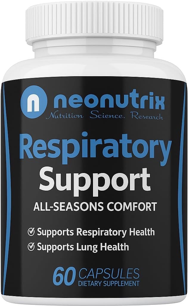Lung Detox Cleanse συμπλήρωμα για Bronchial Wellness & Φυσική αναπνευστική υποστήριξη για τους καπνιστές τσιγάρων – χορτοφάγους φιλικό Nasινικό αποσυμφορητικό- 60 κάψουλες - Κατασκευασμένες ΗΠΑ από το Neutrix- μη ΓΤΟ