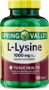 Συμπληρώματα SPEC Lysine Amino Acid, 1 Tablet Per Serving, Ανοιξιάτικη Κοιλάδα L-Lysine Υποστηρίζει ένα Υγιές Ανοσοποιητικό Σύστημα* 100 Μέτρα